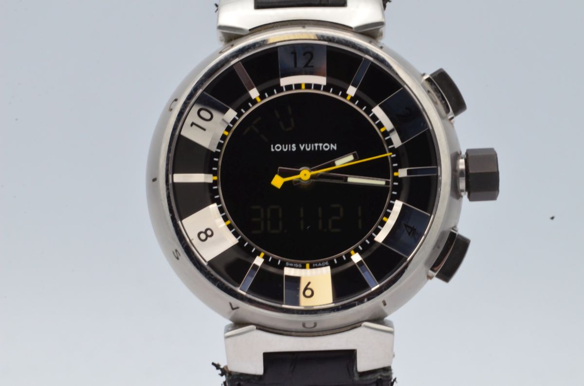 Für lv Uhren armband für Louis Vuitton Tambour Serie Mund 10 12mm Armband  Herren Damen q114k q1121 Echt leder Uhren armband - AliExpress