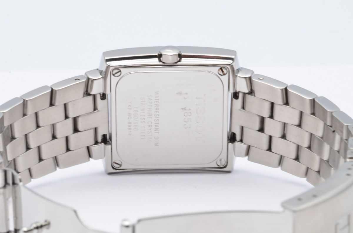 Tissot 1853 stainless steel water resistant 30m sapphire crystal hotsell