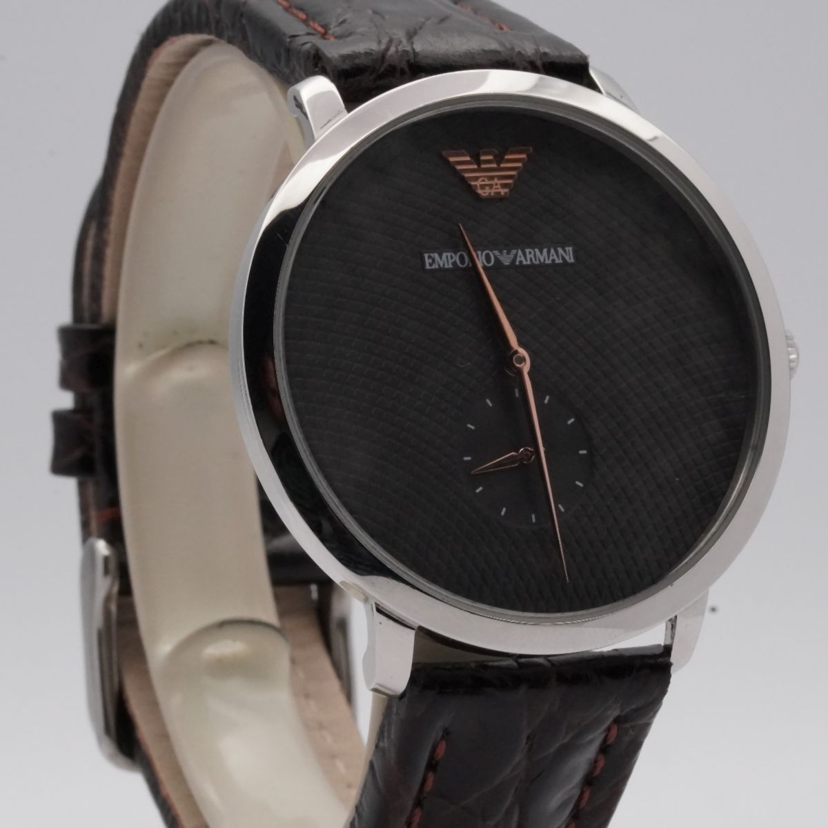 EMPORIO ARMANI 時計 Emporio Armani Men's Chronograph Stainless Steel Watch
