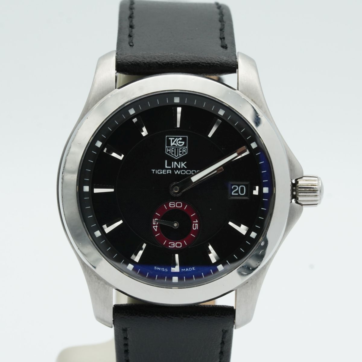 TAG HEUER PROFESSIONAL LINK HERREN UHR AUTOMATIK 38MM TIGER WOODS WJF211D Uhrenatelier Halle