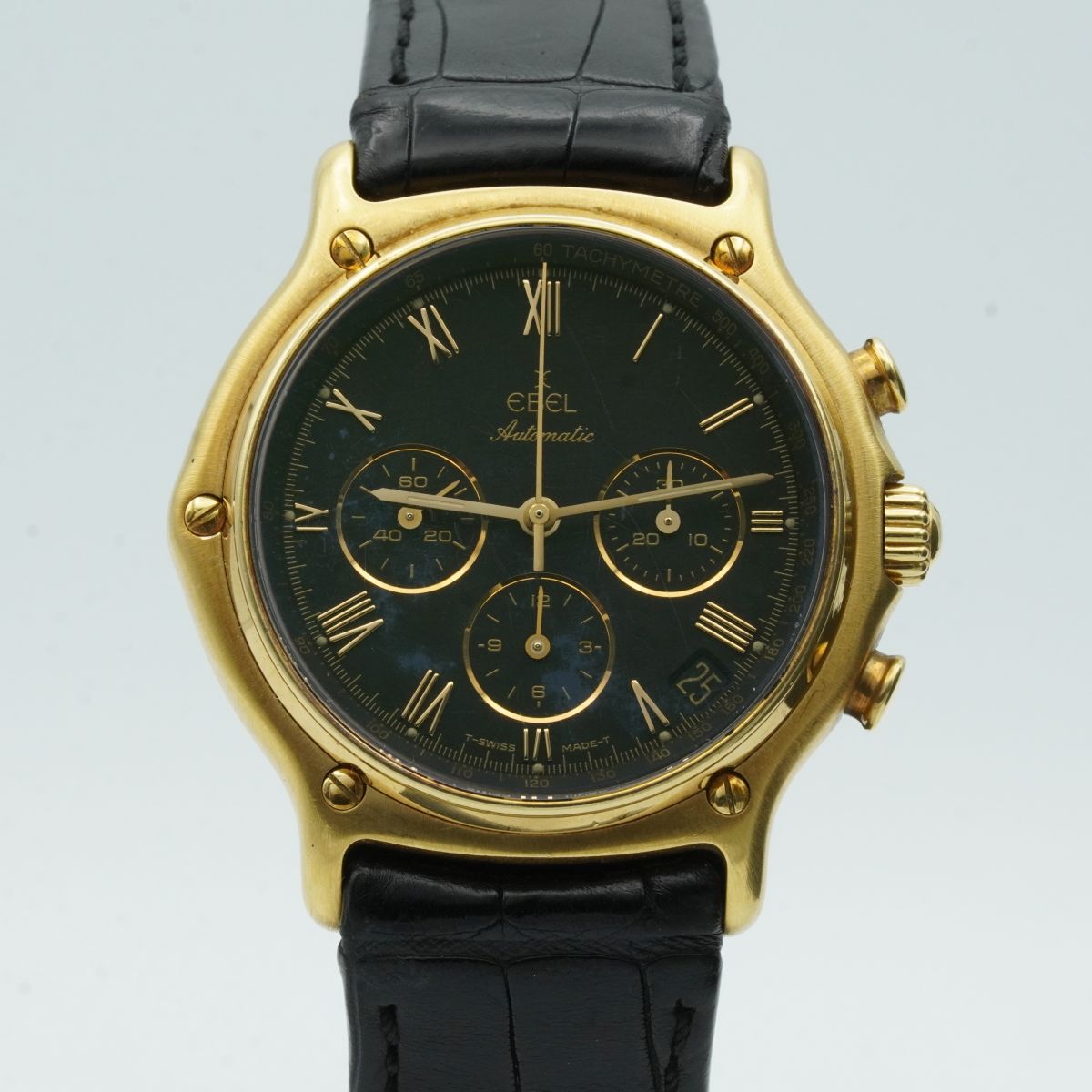 新品 大人気商品  Ebel El Primero Chrono Automatic Men's Watch 39Mm 18K Gold 時計