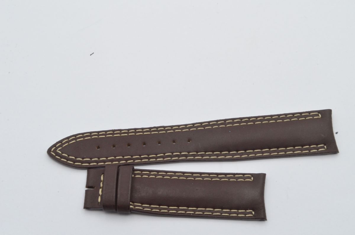 Jaeger Lecoultre Leather Strap 18Mm For Buckle 16Mm Brown New 18