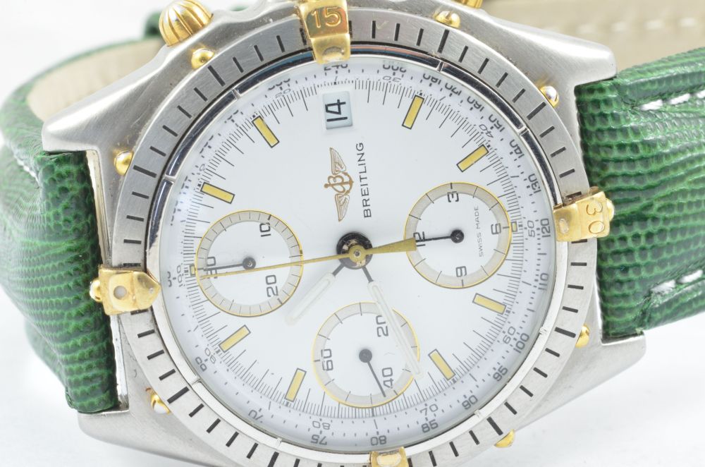 BREITLING CHRONOMAT HERREN UHR STAHL/GOLD 81950 ...